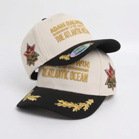 Gorra de Béisbol Personalizada de Algodón, Gorras de 5 Paneles con Cierre a Presión y Logotipo