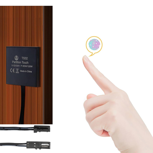 Smart LED Cabinet Light Switch with Touch & Motion Sensors PIR Sensor Mirror Inductive Control Dimmer Strips