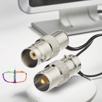Convertisseur coaxial RF de type N mâle vers BNC mâle