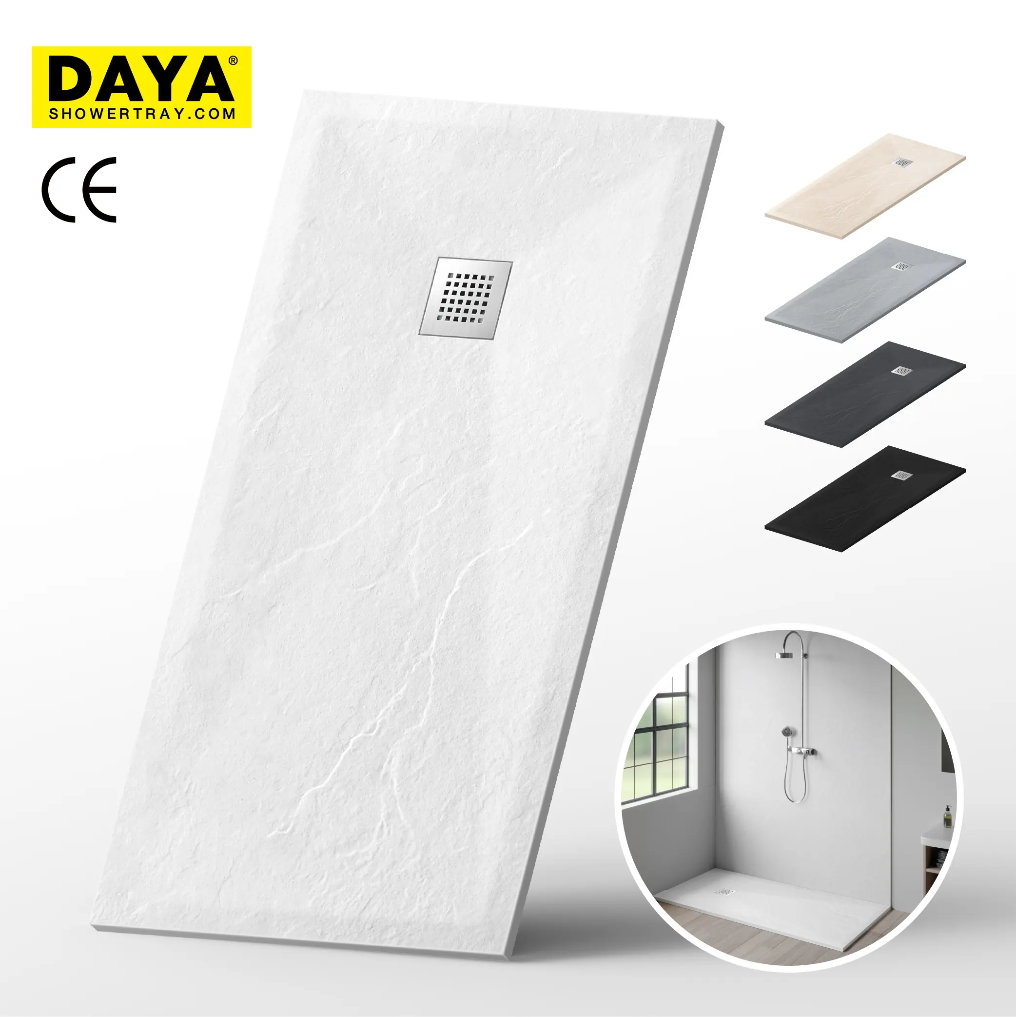 Corner Bathroom Custom Shower Tray For Shower Cubicles Cabin Unit Glass Doors Shower Enclosure