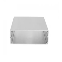Boîtier en aluminium anodisé d'usinage CNC Boîtier d'instrument électronique Boîte de jonction
