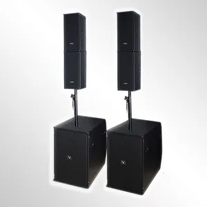 Set Speaker Line Array Mini 5 Inci, Set Speaker Line Array Mini Bertenaga 5 Inci dengan Speaker Line Array Aktif Bawaan DSP