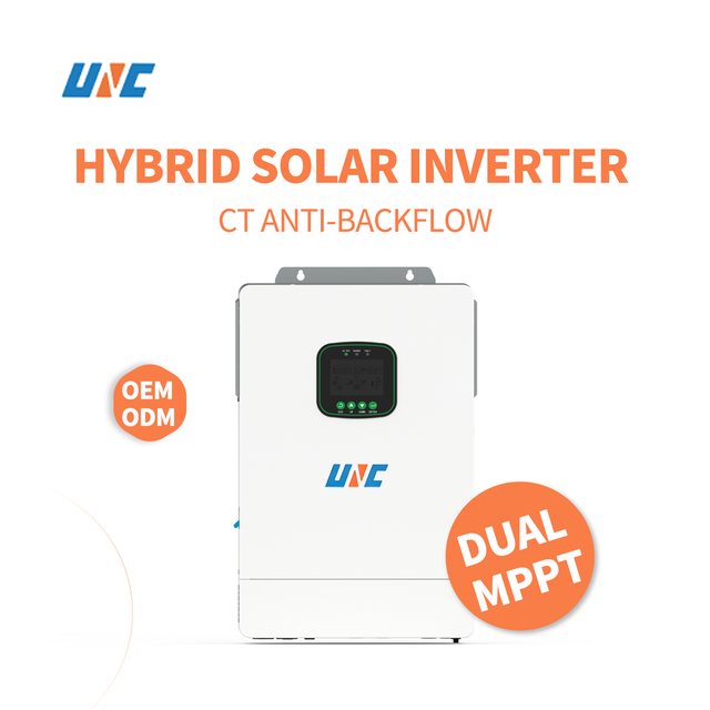 UNC 10000w 12000w WIFI Parallel Hybrid String Inverter 48v 220V Single Phase On/Off Grid Tied Solar Pure Sine Wave EU Standard