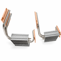 OEM ODM laiton cuivre caloduc base ailettes en aluminium conception amplificateur projecteur pc serveur cpu utilisé refroidisseur radiateur