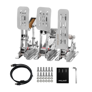 Sensor de pesaje profesional <span class=keywords><strong>Euro</strong></span> <span class=keywords><strong>Truck</strong></span> <span class=keywords><strong>Simulator</strong></span> 2 Juego SIM Jack pro SIM pedales de carreras <span class=keywords><strong>para</strong></span> simulación de carreras - Product Image 2