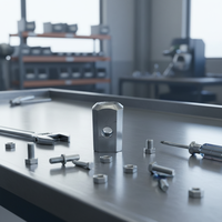 Composants mécaniques de précision en acier inoxydable haute résistance, usinés par CNC, sur mesure selon les plans, pour l'automatisation des machines-outils
