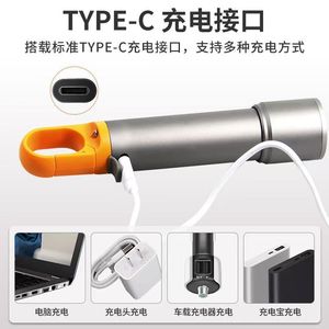 Aluminum Alloy <b>Flashlight</b> <b>Led</b> White Light Zoomable Dimmable With Hook For Camping Outdoor Use - Product Image 5
