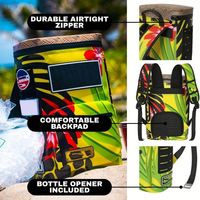 Wasserdichter Kühltaschen-Rucksack, Robuste Weiche Isoliertasche Dient auch als Trockentasche für Bootfahren, Angeln, Kajakfahren, Strand, Camping
