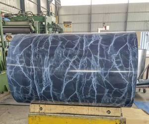 Bobines en acier de conception de marbre ppi résistance au sel bobine en acier pré-peinte fournisseurs de bobines en acier pré-peintes - Product Image 3