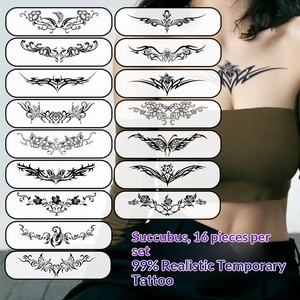 Stiker Tato Succub Mark Kertas Pria Wanita Mewah Ringan Populer Menutupi Bekas Luka Pergelangan Kaki Lengan Lucu Semi Permanen Tahan Lama - Product Image 2