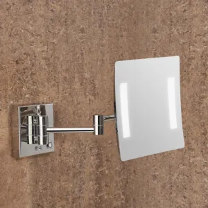 Miroir de maquillage avec lumière LED Miroir d'hôtel pour salle de bain Miroir avec lumières LED