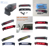 D750 Mensajes de funcionamiento intermitentes LED Car Sign12V LED Car Display Remote Programable LED Billboard Bright Single Color LED Sign