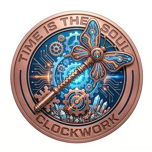 Moneda Conmemorativa <span class=keywords><strong>de</strong></span> Cobre Puro <span class=keywords><strong>de</strong></span> 1 oz, Diseño <span class=keywords><strong>de</strong></span> Mariposa Mecánica 'Time Is the Soul', Estilo Steampunk, Regalo para Hombres - Product Image 1