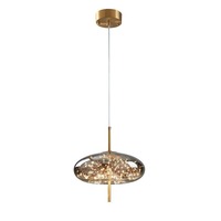 Lampe suspendue en verre nordique, LED, ciel étoilé, décoration pour chambre à coucher, hôtel, bar