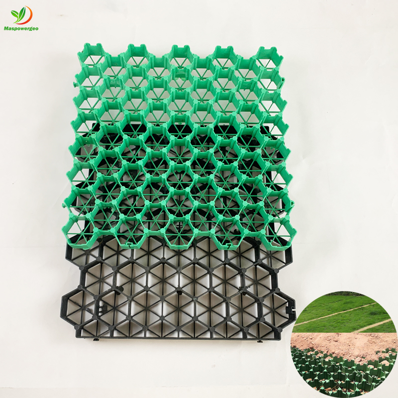 Пластиковая сотовая гравийская трава, решетчатая укладка, завод для подъездной дорожки, площадки, парковки