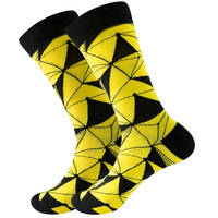 Chaussettes de cheville tricotées style automne Ins à rayures géométriques pour hommes et femmes, tendance décontractée, 100 % fibre de bambou respirante