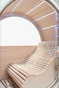 Fournisseur leader de solutions de sauna, sauna pré-assemblé avec chauffage TDP et <span class=keywords><strong>lampe</strong></span> de <span class=keywords><strong>chromothérapie</strong></span> 220-240V - Product Image 5