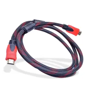 Customized HDMI To HDMI Cable Male To Male 1080P 4K 2.0 Braid HDMI Cables For HDTV Computer Projector