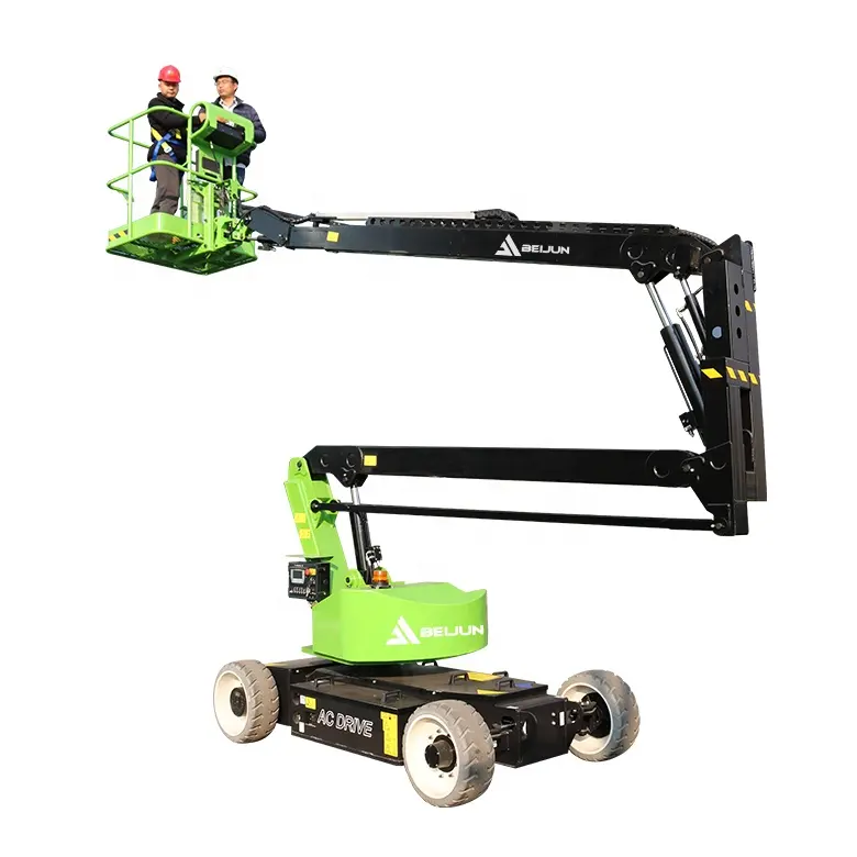 Chinese cheap price Diesel 6-16m Electrical Mobile Articulated Towable Boom Lift Aerial Work Platform