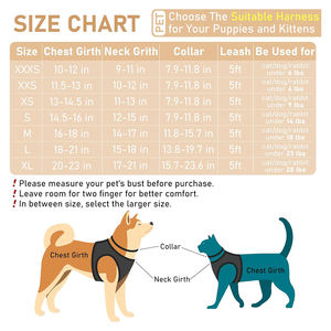 Rompi jaring lembut nilon Step-In, rompi anjing kucing kecil kotak-kotak reflektif tanpa tarik dapat disesuaikan, <span class=keywords><strong>Harness</strong></span> anjing XL modis berjalan - Product Image 6