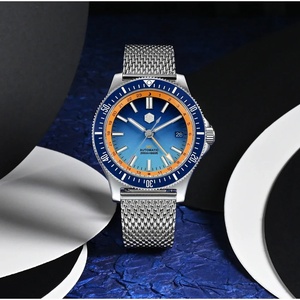 ซานมาร์ติน เมน GMT นาฬิกา 41 มม.นาฬิกาข้อมืออัตโนมัติ DIVER 20ATM Luminous Sapphire NH34 Ceramic Bezel Radien Dial - Product Image 5
