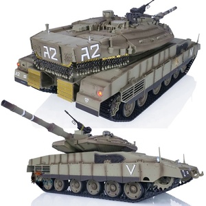 รถถัง3958-1up รบหลักของอิสราเอล <span class=keywords><strong>Merkava</strong></span> IV Henglong 2.4G 1/16TH รถถังรมควันขนาดใหญ่พร้อมยิงบอล BB - Product Image 2