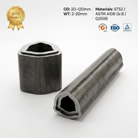 Tuyaux sans soudure en forme de triangle ST52 pour arbre de transmission 53. Tubes en acier hexagonaux ovales tréfilés à froid 4x3,8 mm pour équipement agricole