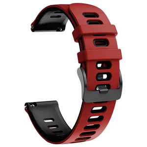 Bracelet de montre intelligent pour <span class=keywords><strong>Samsung</strong></span> <span class=keywords><strong>Watch</strong></span> 4 Bracelet de montre en silicone bicolore S3/<span class=keywords><strong>S4</strong></span> Bracelet de remplacement actif à la mode sportif 20mm 22mm - Product Image 5