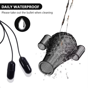 Vibrateur puissant pour gland, manchon d'entraînement pour pénis masculin, jouets sexuels pour hommes, manchon pour pénis, retardateur d'éjaculation, masturbation masculine, 20 vitesses - Product Image 5