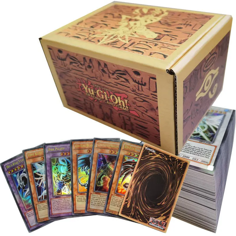 Wholesale 112 pcs/box Japanese Anime Yu-Gi-Oh English Card Full Flash card Kids Gift Game Battle Cards