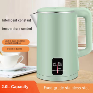 2L Stainless Steel <b>Kettle</b> Portable Smart Household Boiling Device Constant <b>Temperature</b> LED Automatic Power-Off Hotels Temperatur - Product Image 5