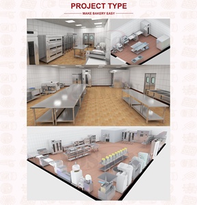 Yoslon công nghiệp nướng lò đường hầm tự động Đường Hầm Lò cho Bánh mì/pita bánh mì dòng thực phẩm Đường Hầm Lò - Product Image 6