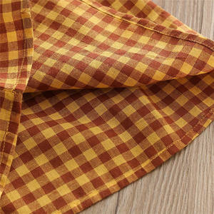 Fábrica China de Camisetas de Manga Larga a Cuadros de Algodón para Niñas, Estilo Japonés, con Ropa Infantil de Boutique al por Mayor - Product Image 4