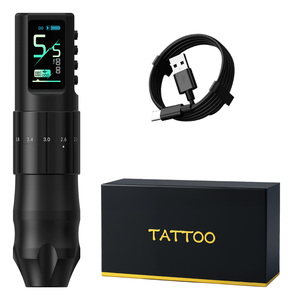 Máquina de Tatuaje Inalámbrica al por Mayor de 1600mAh con Carrera Ajustable de 2.0-4.2mm para Artistas Profesionales de Arte Corporal - Product Image 1