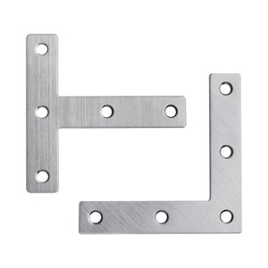 Connecteurs d'angle en T en acier inoxydable à 90 degrés pour fixation d'étagères et de fenêtres - Product Image 5