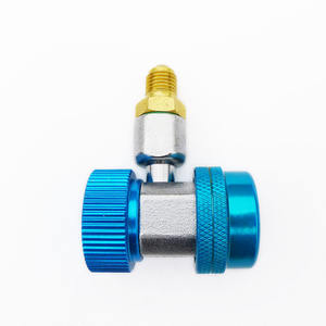 Cuivre Top qualité <span class=keywords><strong>prix</strong></span> de gros <span class=keywords><strong>R134A</strong></span> adaptateur Air coupleur rapide utilisation pour le <span class=keywords><strong>gaz</strong></span> - Product Image 2