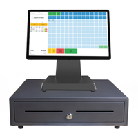 Système de point de vente tactile capacitif tout-en-un professionnel VPOS T1 avec Wi-Fi 6 et Bluetooth 5.2 pour la restauration et les commerces de détail
