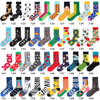 Chaussettes pour hommes en gros : Chaussettes fantaisie pour hommes, style Hip Hop, motif dessin animé, chaussettes Skarpety Anime pour hommes