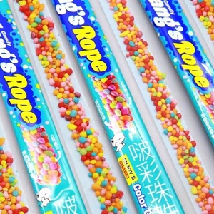 Factory Direct Sale 18g Rainbow Fruity Sour Gummy Candy with Mini Candy Particles Box Packaging - Product Image 3
