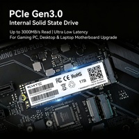 قرص صلب NVMe SSD قياسي 2280 M.2 بسعات متعددة 256 جيجابايت و512 جيجابايت و1 تيرابايت و2 تيرابايت للاستخدام العام في أجهزة سطح المكتب والكمبيوتر المحمول