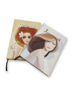 Trường hợp tùy chỉnh ràng buộc Chất lượng cao giấy máy tính xách tay thiết kế cảm xúc tự tình yêu màu đen Cô Gái lòng tốt cá nhân cầu nguyện Tạp Chí - Product Image 1