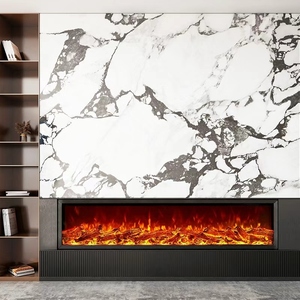 Caminetto Elettrico a Risparmio Energetico con Fiamma Regolabile e <span class=keywords><strong>Termostato</strong></span>, Stufa Decorativa per Interni - Product Image 1