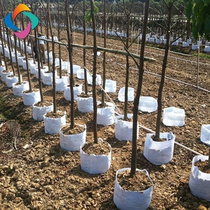 Sacs <span class=keywords><strong>de</strong></span> culture en <span class=keywords><strong>géotextile</strong></span> non tissé respirant et réutilisable pour la plantation d'arbres et <span class=keywords><strong>de</strong></span> plantes en pot, fabriqués par le fabricant - Product Image 1