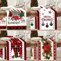 Frohe Weihnachten Tischläufer 2026 Weihnachtsdekoration für Zuhause Tischdecke Navidad Noel Kerst Xmas Geschenke Neujahr 2026 Natal