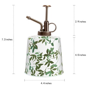 Pulvérisateur d'eau vintage en métal galvanisé, petite <span class=keywords><strong>pompe</strong></span> <span class=keywords><strong>à</strong></span> main de 0.6L, brumisateur <span class=keywords><strong>à</strong></span> pression, pour arrosage du jardin, pot de pulvérisation - Product Image 3