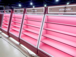 Nuovo Design di Vetrina Espositiva per Cosmetici con Luci LED per Negozi e Arredamento per Negozi di Cosmetica - Product Image 6
