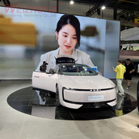 Plataforma Giratoria para Exhibición de Automóviles, con Tracción por Fricción, Sin Orificios, Ultrasilenciosa