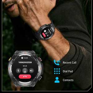 All'ingrosso moda Unisex forma rotonda robusta BT Call Fitness Tracker Android IOS Smart Watch con GPS incorporato - Product Image 3