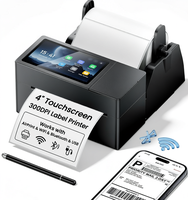 Printer Label Thermal N-mark 200DPI 4 X 6 USB untuk Pengiriman, Cocok untuk Usaha Kecil