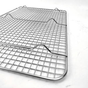 Support de plateau de <span class=keywords><strong>refroidissement</strong></span> à cookies, en acier inoxydable, 1 pièce, résistant, <span class=keywords><strong>grille</strong></span> pour la cuisson - Product Image 5
